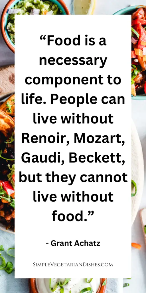 grant achatz quote with bowls of salad in background