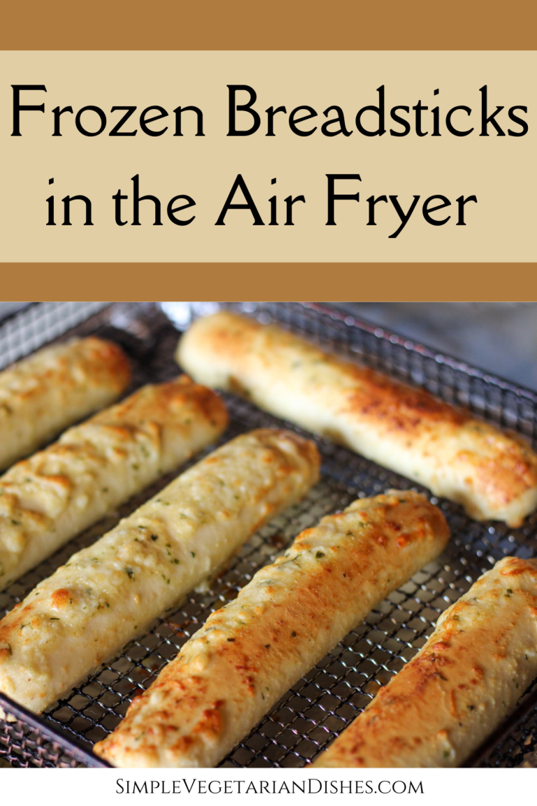 Easy Frozen Breadsticks in the Air Fryer w/ Garlic + Cheese Simple